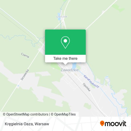 Kręgielnia Oaza map