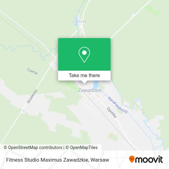 Карта Fitness Studio Maximus Zawadzkie