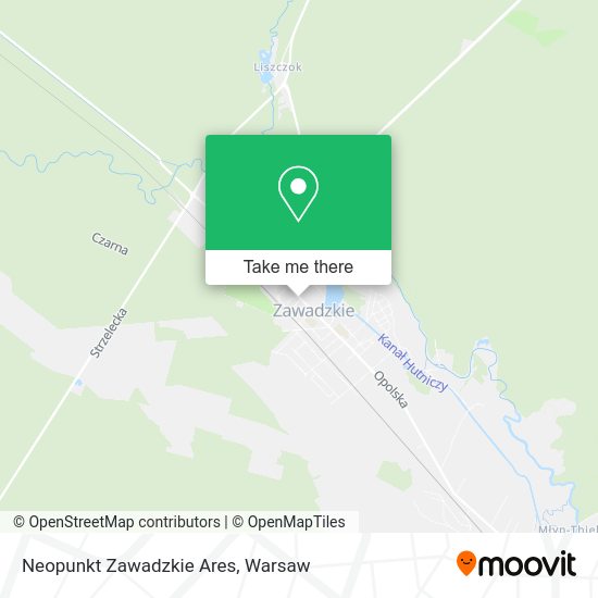 Neopunkt Zawadzkie Ares map