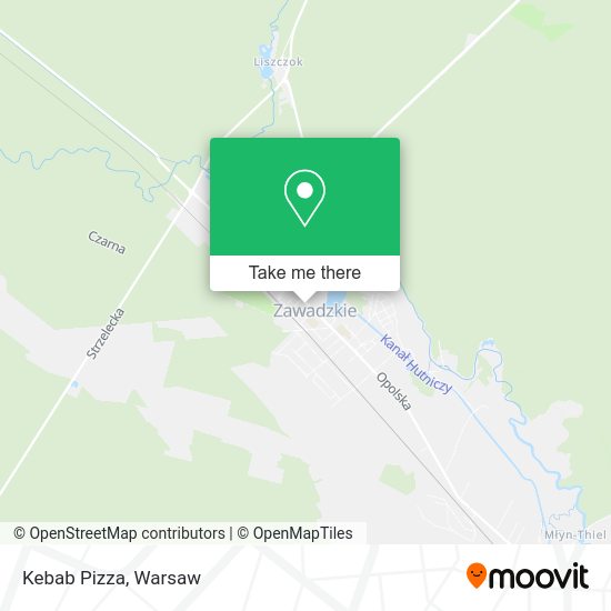 Kebab Pizza map