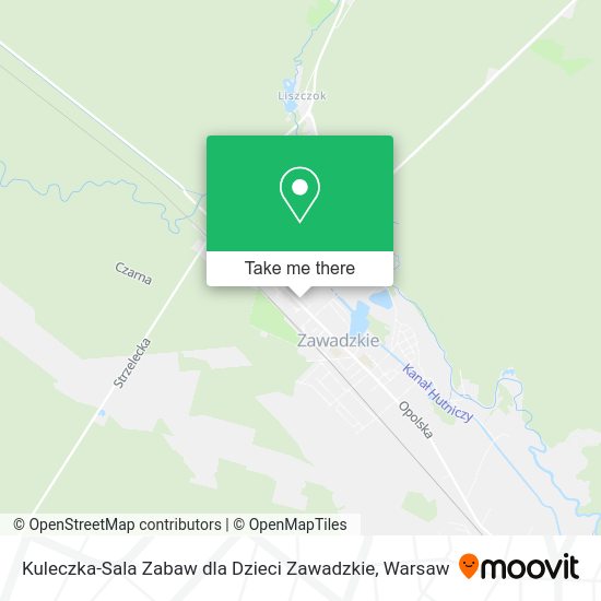 Kuleczka-Sala Zabaw dla Dzieci Zawadzkie map