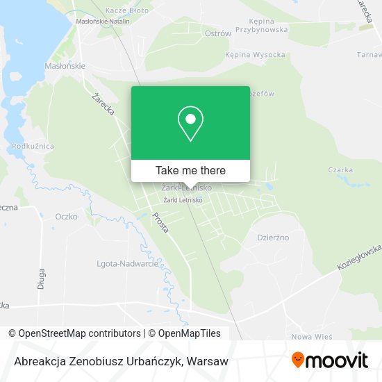 Abreakcja Zenobiusz Urbańczyk map