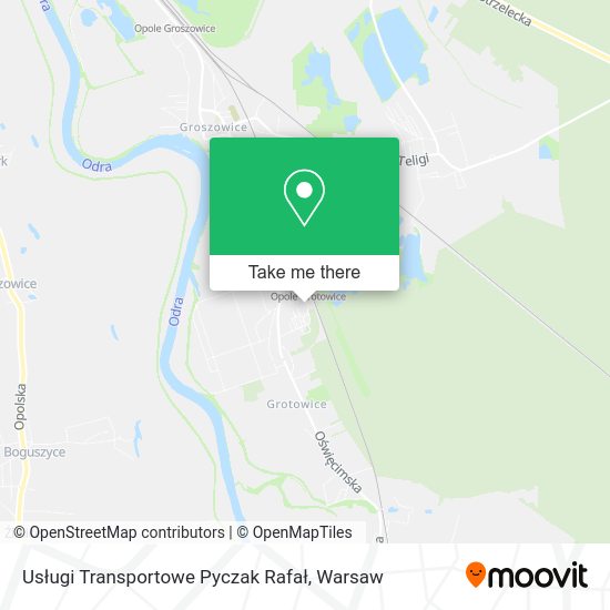 Usługi Transportowe Pyczak Rafał map