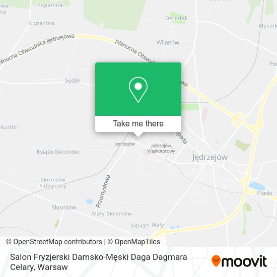 Salon Fryzjerski Damsko-Męski Daga Dagmara Celary map