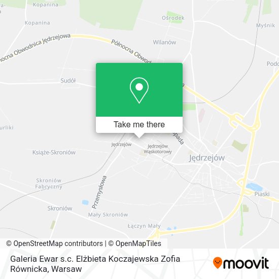 Galeria Ewar s.c. Elżbieta Koczajewska Zofia Równicka map