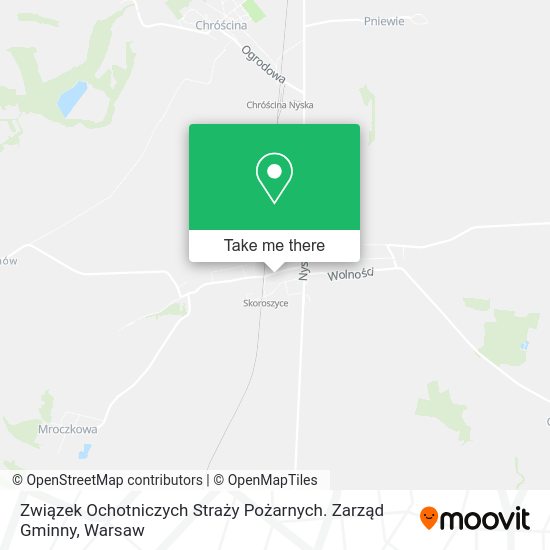 Карта Związek Ochotniczych Straży Pożarnych. Zarząd Gminny