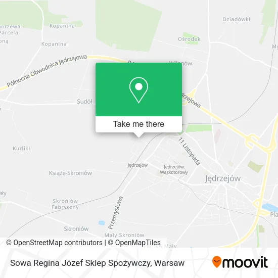 Sowa Regina Józef Sklep Spożywczy map
