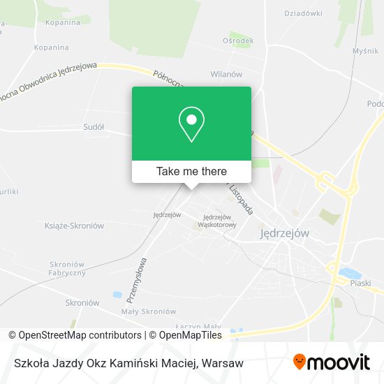 Szkoła Jazdy Okz Kamiński Maciej map