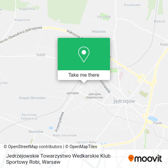 Карта Jedrzejowskie Towarzystwo Wedkarskie Klub Sportowy Robi