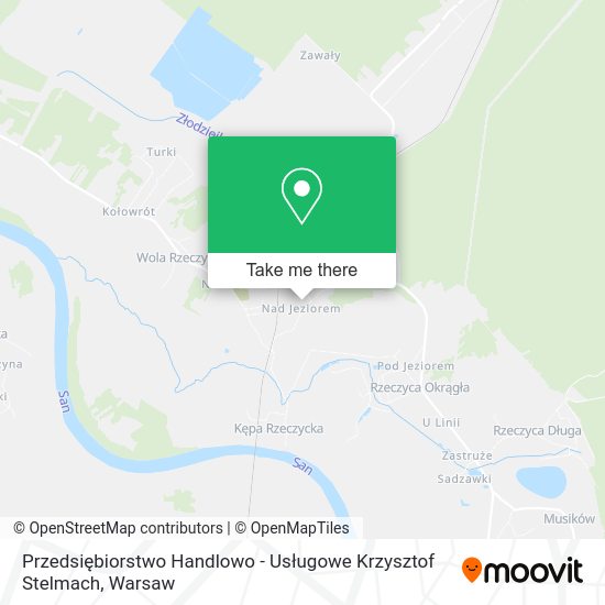 Przedsiębiorstwo Handlowo - Usługowe Krzysztof Stelmach map