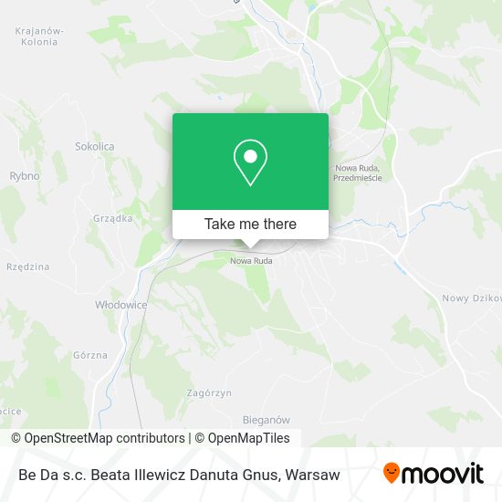 Be Da s.c. Beata Illewicz Danuta Gnus map