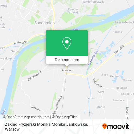 Zakład Fryzjerski Monika Monika Jankowska map