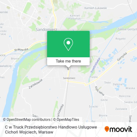 C w Truck Przedsiębiorstwo Handlowo Usługowe Cichoń Wojciech map