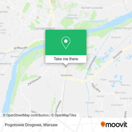 Карта Pogotowie Drogowe