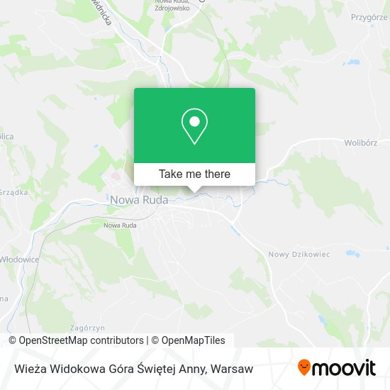 Wieża Widokowa Góra Świętej Anny map