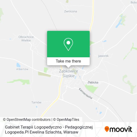 Gabinet Terapii Logopedyczno - Pedagogicznej Logopeda.Pl Ewelina Szlachta map