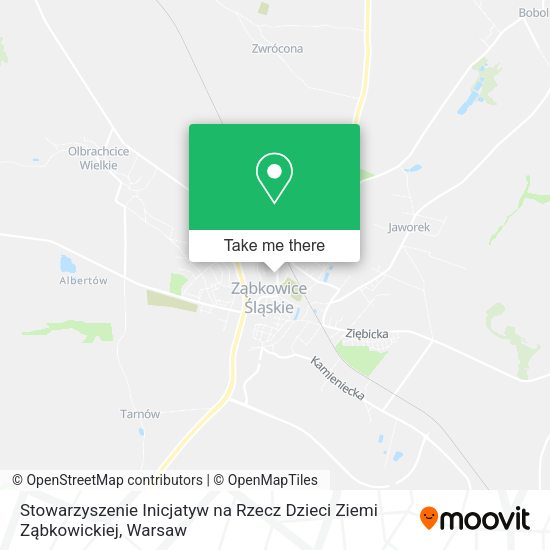 Stowarzyszenie Inicjatyw na Rzecz Dzieci Ziemi Ząbkowickiej map