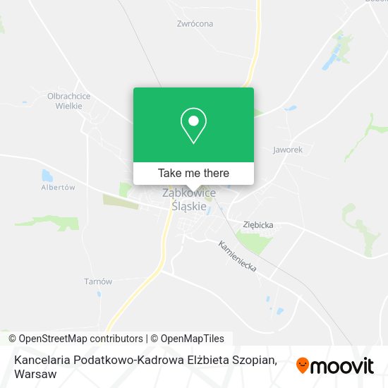 Kancelaria Podatkowo-Kadrowa Elżbieta Szopian map