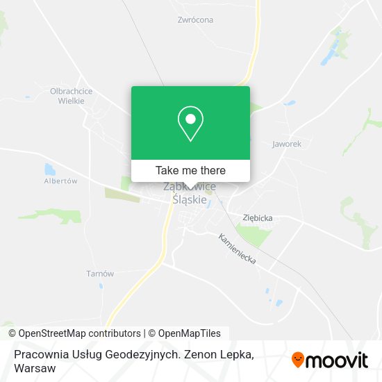 Pracownia Usług Geodezyjnych. Zenon Lepka map