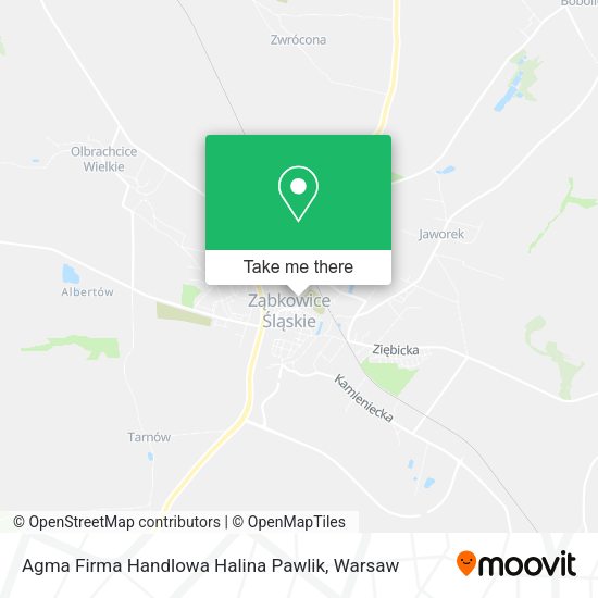 Agma Firma Handlowa Halina Pawlik map