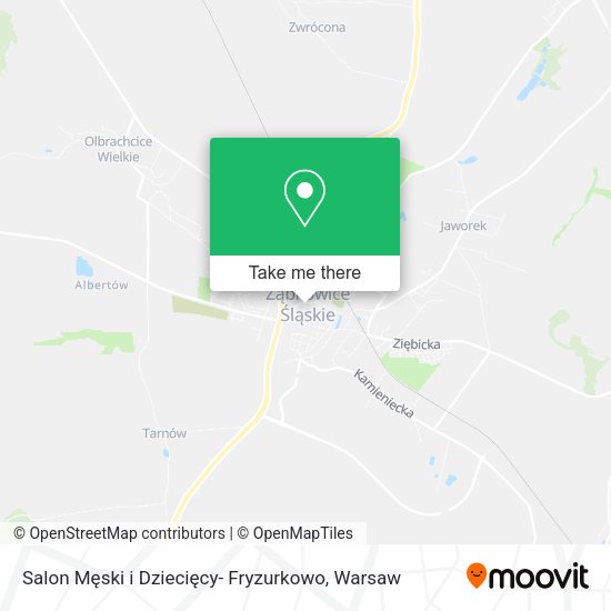 Salon Męski i Dziecięcy- Fryzurkowo map