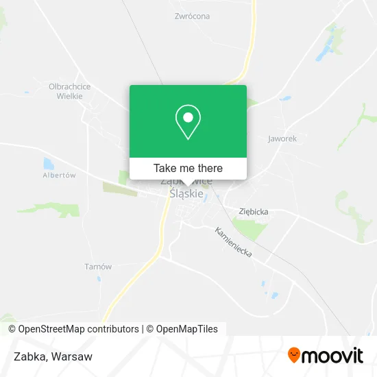 Zabka map