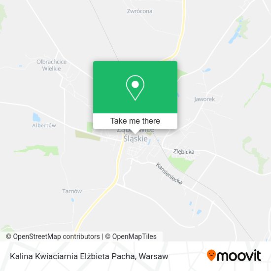 Kalina Kwiaciarnia Elżbieta Pacha map