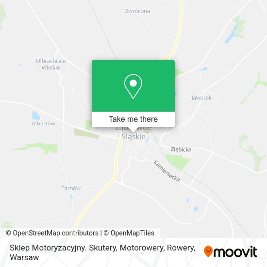 Sklep Motoryzacyjny. Skutery, Motorowery, Rowery map