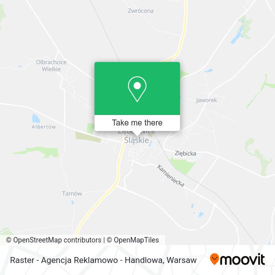 Raster - Agencja Reklamowo - Handlowa map