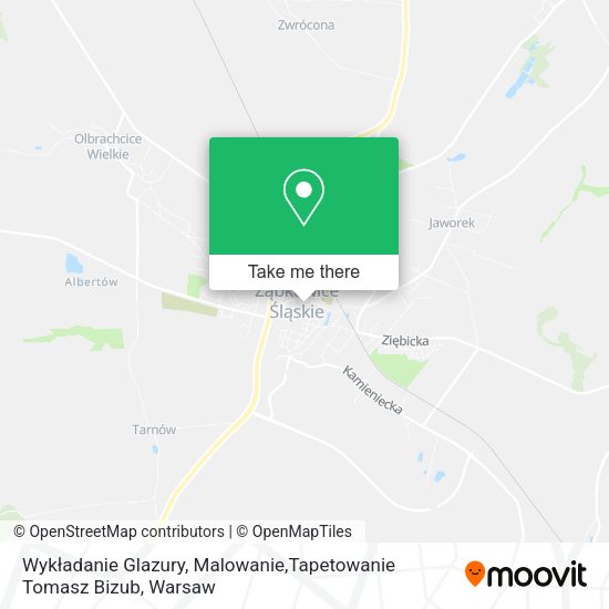 Карта Wykładanie Glazury, Malowanie,Tapetowanie Tomasz Bizub