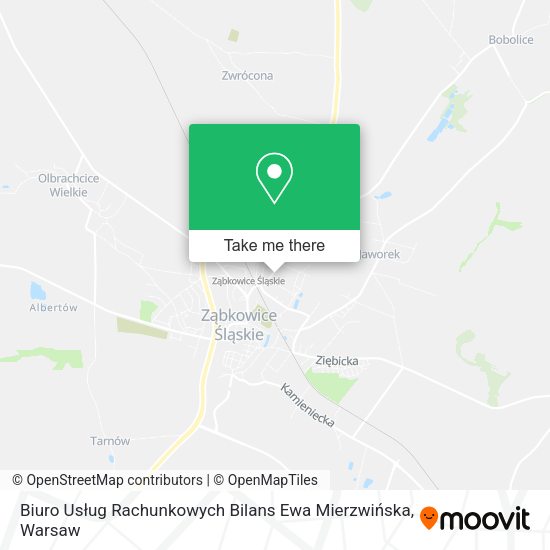 Biuro Usług Rachunkowych Bilans Ewa Mierzwińska map