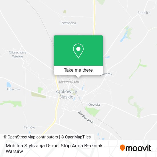 Mobilna Stylizacja Dłoni i Stóp Anna Błaźniak map