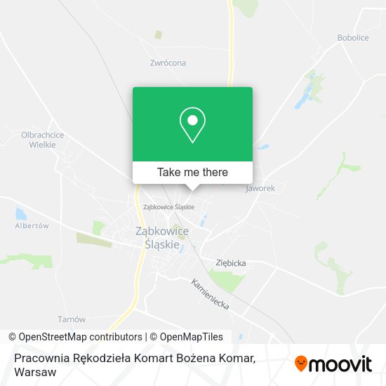 Карта Pracownia Rękodzieła Komart Bożena Komar