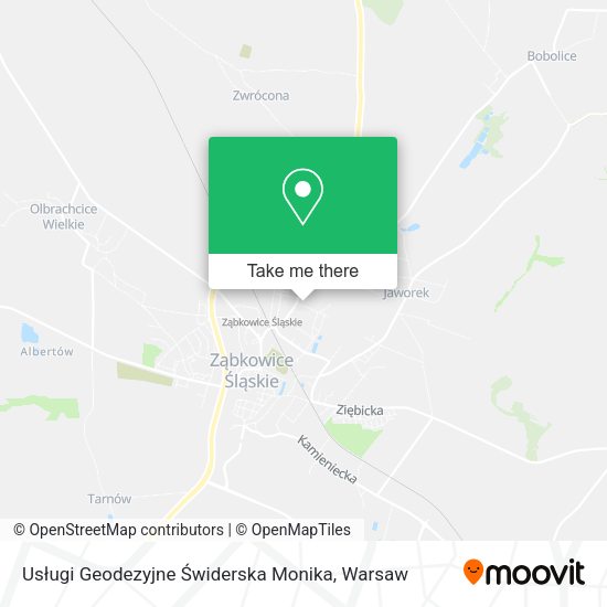 Usługi Geodezyjne Świderska Monika map