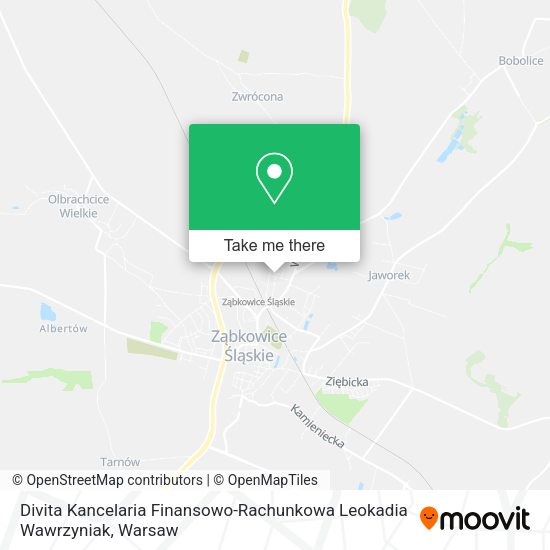 Divita Kancelaria Finansowo-Rachunkowa Leokadia Wawrzyniak map