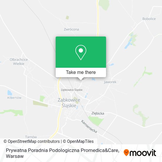 Карта Prywatna Poradnia Podologiczna Promedica&Care