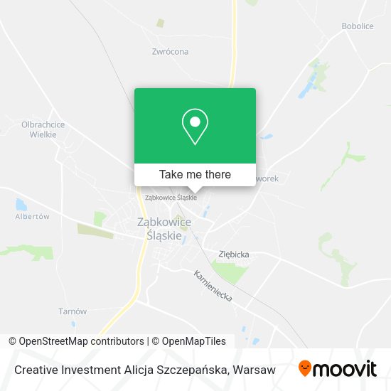 Creative Investment Alicja Szczepańska map