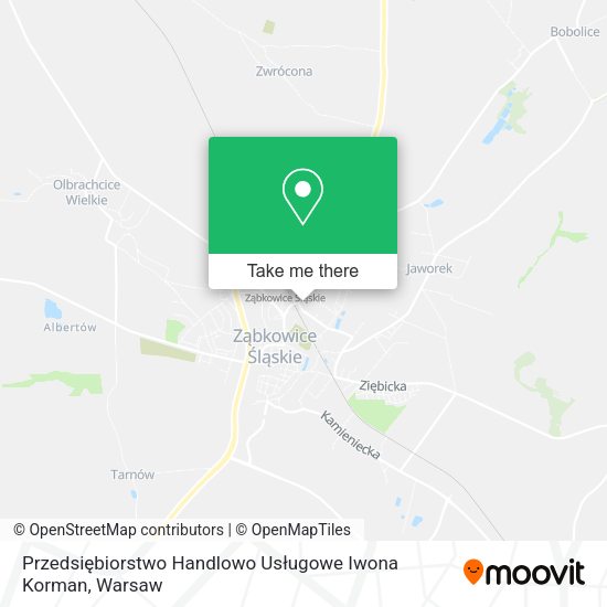 Przedsiębiorstwo Handlowo Usługowe Iwona Korman map