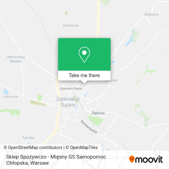 Sklep Spożywczo - Mięsny GS Samopomoc Chłopska map