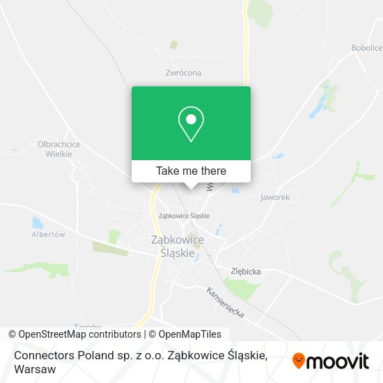 Карта Connectors Poland sp. z o.o. Ząbkowice Śląskie