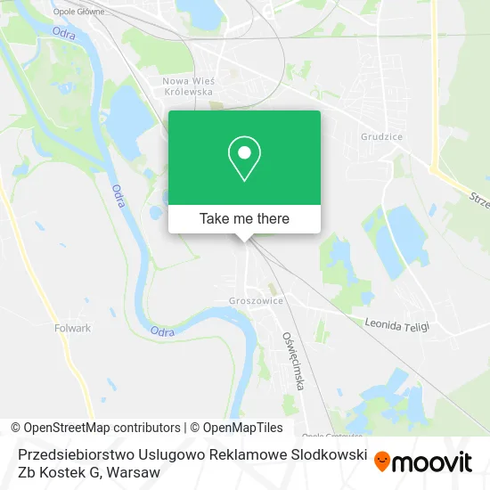 Карта Przedsiebiorstwo Uslugowo Reklamowe Slodkowski Zb Kostek G