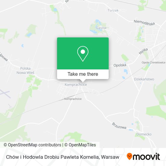 Chów i Hodowla Drobiu Pawleta Kornelia map