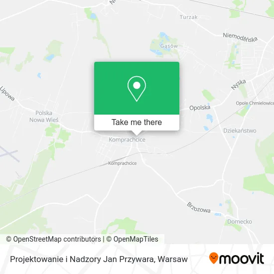 Карта Projektowanie i Nadzory Jan Przywara