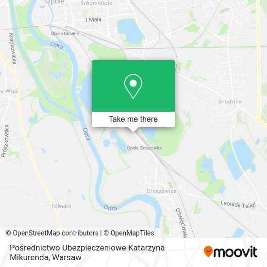 Pośrednictwo Ubezpieczeniowe Katarzyna Mikurenda map