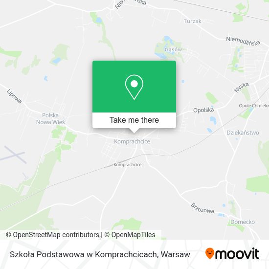 Szkoła Podstawowa w Komprachcicach map