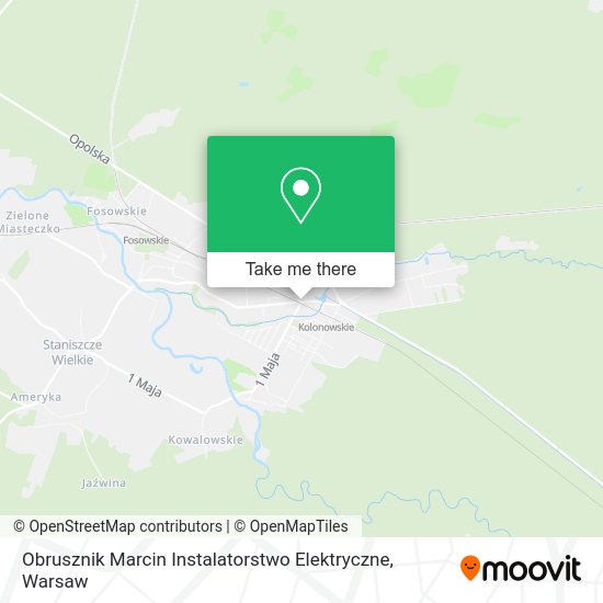 Obrusznik Marcin Instalatorstwo Elektryczne map