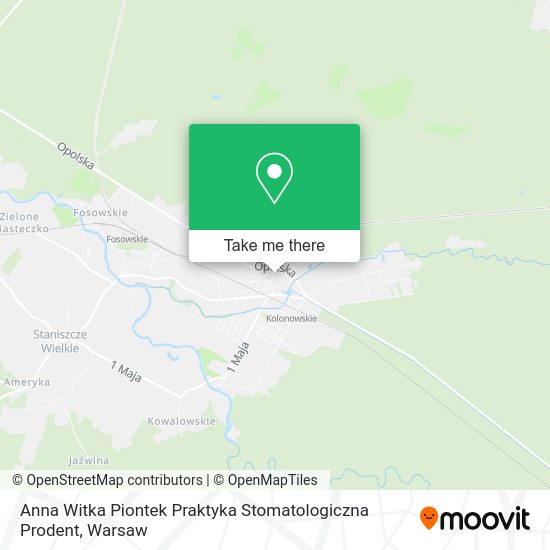 Anna Witka Piontek Praktyka Stomatologiczna Prodent map