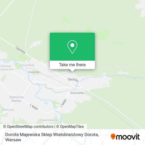 Dorota Majewska Sklep Wielobranżowy Dorota map