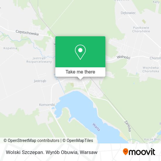 Wolski Szczepan. Wyrób Obuwia map