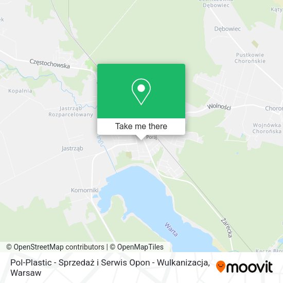 Pol-Plastic - Sprzedaż i Serwis Opon - Wulkanizacja map